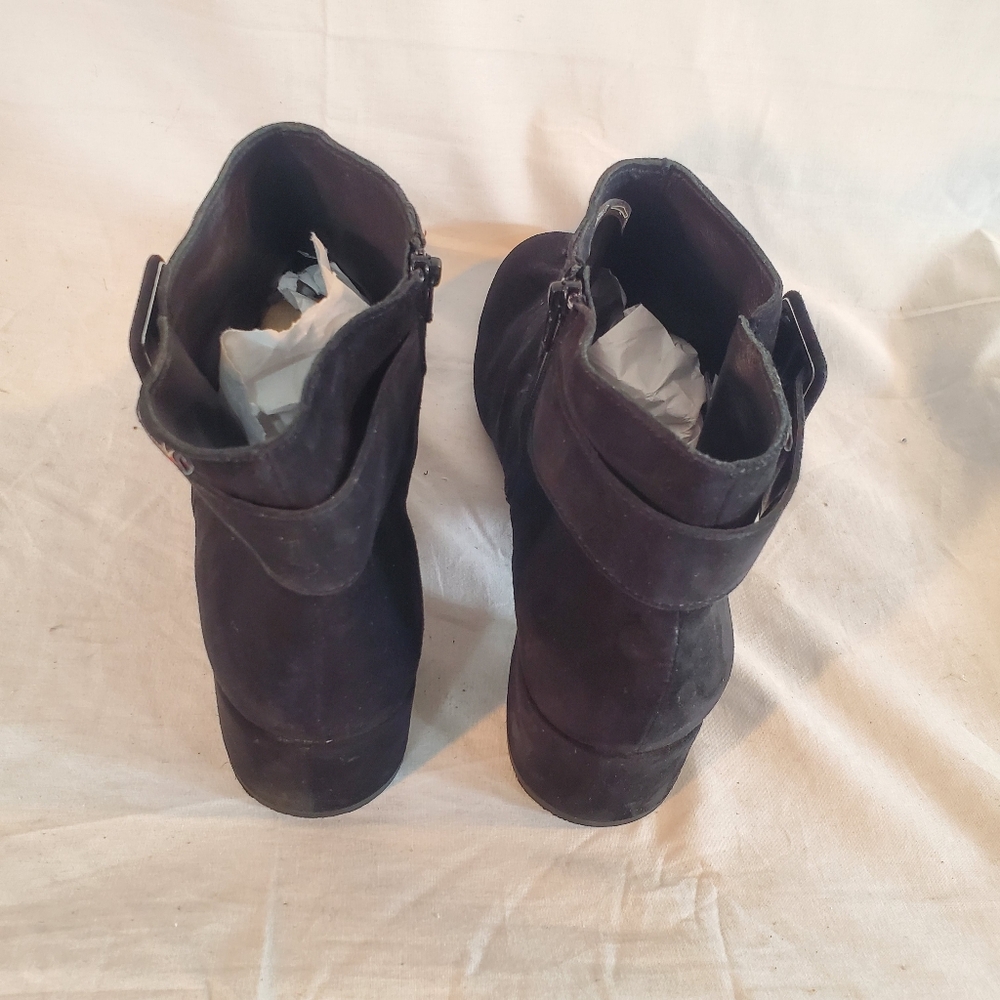 Mephisto Women's BALINA Ankle Boots Size 11 M Black Suede - Picture 3 of 6